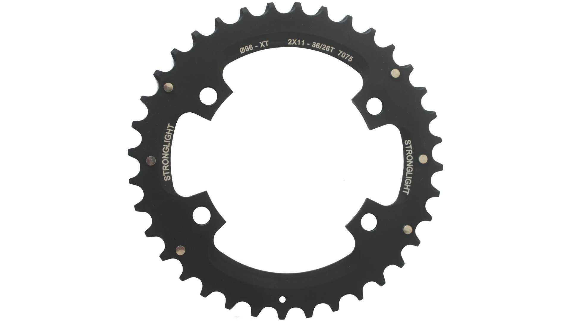 Stronglight Kettenblatt HT3 38T äußere Kettenblatt (für 28T) Shimano XT FC-M8000 SLX FC-M7000 2x11sp - 272302